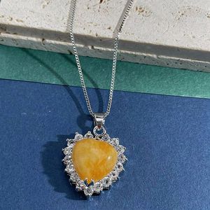 Collier en <span class=keywords><strong>jade</strong></span> en forme de cœur, collier avec pendentif en <span class=keywords><strong>jade</strong></span>, collier en <span class=keywords><strong>jade</strong></span> rose, charme féminin, bijoux porte-bonheur, best-seller - Product Image 4