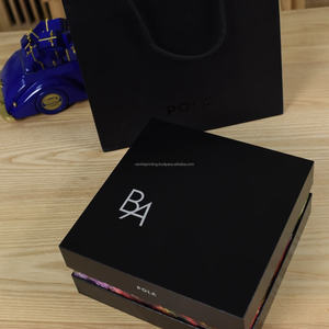 กล่องของขวัญแข็งแบบมีฝาและฐานสั่งทำพิเศษ พร้อมโลโก้ไวน์นูน วัสดุรีไซเคิล โลโก้สั่งทำพิเศษสำหรับบรรจุภัณฑ์ผลิตภัณฑ์ดูแลผิว - Product Image 2