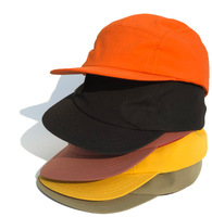 Casquette de baseball unisexe personnalisée, vêtements de sport pliables en nylon et coton de couleur unie pour hommes avec broderie à la main