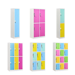 Oferta Especial: Armario Metálico de Almacenamiento para Personal con Múltiples Compartimentos, Armarios Metálicos de 9 Puertas - Product Image 5
