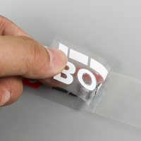 Autocollant de transfert UV DTF 3D en vinyle métallique or et argent, personnalisable avec logo, pour l'artisanat, les vases en verre, les gobelets, les meubles et le bois