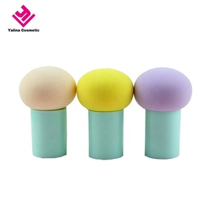 Etichetta privata della spugna di trucco idrofila libera del lattice del miscelatore della spugna di trucco del fungo del fondamento delle donne - Product Image 1