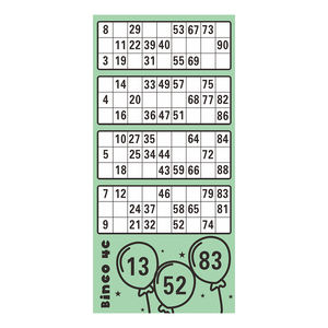 Fabricante personalizado Imprimir BINGO Reutilizable Marcador de alta definición Hoja Juegos Tarjetas de diseño <span class=keywords><strong>Entradas</strong></span> de bingo - Product Image 6
