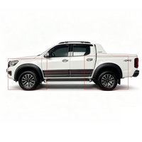 Guardabarros Delgados OEM con Reflector para Colorado S10 2015-2021, Accesorios para Camioneta 4x4, Negro Liso, Sin Perforación