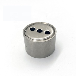 Soporte de brida de tubo de armario Soporte de barra de armario Soporte de extremo de barra de <span class=keywords><strong>ropa</strong></span> - Product Image 1