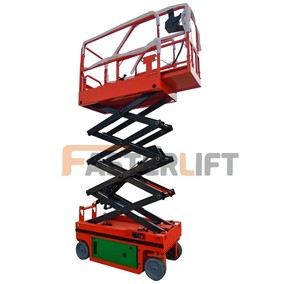 Plataforma Elevadora de Tijera Móvil Hidráulica Eléctrica de 4m 8m 10m 20m, Plataforma Elevadora de Tijera Autopropulsada - Product Image 2