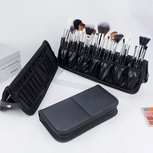 Juego de 32 Brochas de Maquillaje Profesional con Estuche Plegable, Brochas Sintéticas para Base, Polvo, Rubor, Sombra de Ojos - Product Image 4