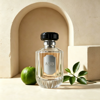 Atomiseur de parfum en verre de haute qualité 30 50 100 ml avec bouchon à sertir, vaporisateur à fine brume, flacon de parfum avec boîte