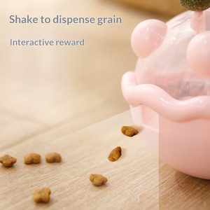 Jouet interactif pour chat d'intérieur avec distributeur de friandises, baguette à plumes et jouet à l'herbe à chat pour le jeu et la stimulation mentale - Product Image 4