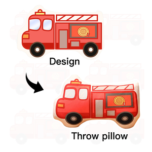 Venta al por mayor de juguetes de <span class=keywords><strong>coche</strong></span> de peluche amigables con la piel decoraciones de cama suave en forma de <span class=keywords><strong>coche</strong></span> cojines de felpa para bebés y niños - Product Image 2