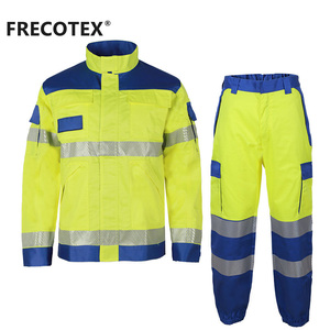 FRECOTEX Venta al por mayor Retardante <span class=keywords><strong>de</strong></span> fuego Manga larga Impermeable Retardante <span class=keywords><strong>de</strong></span> fuego <span class=keywords><strong>Ropa</strong></span> <span class=keywords><strong>de</strong></span> <span class=keywords><strong>alta</strong></span> <span class=keywords><strong>visibilidad</strong></span> Chaqueta <span class=keywords><strong>Ropa</strong></span> <span class=keywords><strong>de</strong></span> construcción - Product Image 2