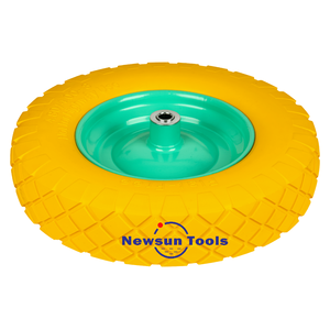 NS Chine Vente en gros 4.80/4.00-<span class=keywords><strong>8</strong></span> 16" Nouvelle roue pleine en mousse PU anti-crevaison pour <span class=keywords><strong>brouette</strong></span> et chariot, avec roulements <span class=keywords><strong>5</strong></span>/<span class=keywords><strong>8</strong></span>" <span class=keywords><strong>3</strong></span>/4" - Product Image 4