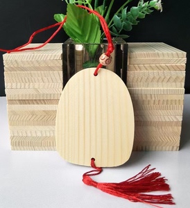 Tablero de oración de madera de gran oferta, placa colgante de madera de deseos personalizada para tablero en blanco de madera japonesa - Product Image 6