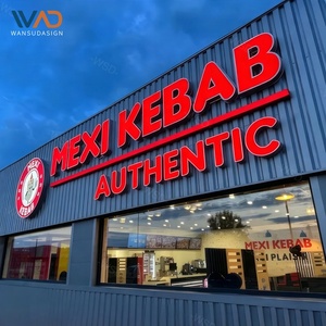 Enseigne LED extérieure pour restaurant, devanture de magasin, étanche, design personnalisé, panneau LED pour centre commercial, lettres d'enseigne pour magasin, LAVAGE AUTO - Product Image 4