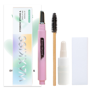 Prezzo di fabbrica pronto per l'uso Kit di cera vegano per lo Styling delle sopracciglia e la depilazione del labbro superiore senza riscaldamento necessario Kit di cera - Product Image 1