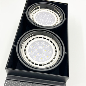 Plafonnier carré moderne 3500K 30lm COB Simple Double ou Triple <span class=keywords><strong>Rectangulaire</strong></span> LED Grille Encastrée Downlight <span class=keywords><strong>Spot</strong></span> 110V-220V - Product Image 3