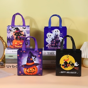 Sacchetto Riutilizzabile per Trick or Treat, Borsa Impermeabile per Caramelle e Regali di Halloween in Tessuto Non Tessuto per Bambini - Product Image 1