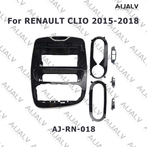 Cadre de navigation automobile 10 pouces pour RENAULT <span class=keywords><strong>CLIO</strong></span> 2015-2018, cadre autoradio Android, accessoires de tableau de bord de voiture, panneau DVD - Product Image 2
