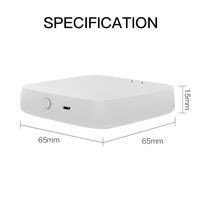 Moes Tuya ZigBee 3.0 Hub de passerelle intelligente sans fil Centre de contrôle d'automatisation de la télécommande de la maison intelligente