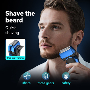 Exclusive USB <b>Shaver</b> With Three Reciprocating Blades Washing & Sideburns Shaving for Household Hotel Use Shav - Product Image 2
