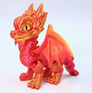 Modèle de dragon animal mobile imprimé en 3D, jouet décoratif, prix d'usine, services de fabrication de haute qualité - Product Image 6