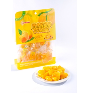 Caramelos de Goma con Jugo de Mango Maduro Pelable 270g, Delicioso Snack Tropical Suave y Bocado, Hecho con Delicioso Sabor Frutal - Product Image 1