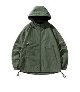 Áo khoác nam mềm mại có mũ trùm đầu, chất liệu vải softshell, chống thấm nước, áo khoác gió - Product Image 3