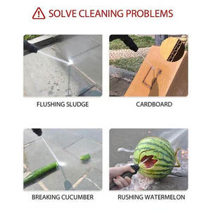 Laveuse de voiture portable haute puissance 1400W, nettoyeur haute pression électrique, pistolet à eau mobile <span class=keywords><strong>pour</strong></span> lavage de voiture - Product Image 6