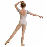 Costume de jazz à manches longues en tissu spandex pour filles