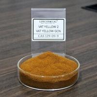 Colorant organique synthétique jaune 2 (C28H14N2O2S2) CAS 129-09-9, colorant textile Lifechemical, poudre jaune-brun