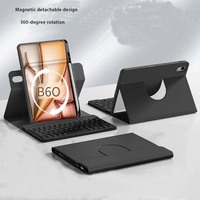 Clavier magnétique détachable rotatif à 360° avec fente pour stylet et étui de protection avec support pour Samsung Galaxy Tab S11 11 pouces