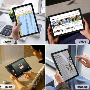 Dusl SIM New >10.1 Inch Android 14 <b>Tablet</b> <b>PC</b> for Kids 8GB 256GB Capacitive Screen Dual Camera 5MP+13MP GPS WiFi 5G Keyboard Pen - Product Image 3
