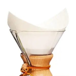 Boîte de démarreur avec filtre, 10 <span class=keywords><strong>tasses</strong></span> de bonne qualité, <span class=keywords><strong>6</strong></span> <span class=keywords><strong>tasses</strong></span> de verre Pour enlever le mamelon, dégraissant, densité de café en cercle, chimex - Product Image 1