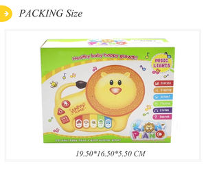 Leone cartone animato di pianoforte di apprendimento giocattolo <span class=keywords><strong>educazione</strong></span> <span class=keywords><strong>musicale</strong></span> con la luce - Product Image 5