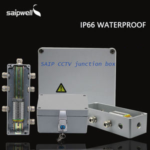 IP67 wasserdichtes Aluminium gehäuse SAIP IP66 Wasserdichte Metall box Aluminium-Projekt box Din Rail-Modul gehäuse Klemmen kasten - Product Image 3