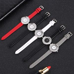 CAGARNY 6878 Hot selling fashionable women's watches, quartz watches, genuine leather straps, exquisite women's watches - Product Image 5