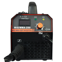 Machine à souder portable MIG-250 220V 2 en 1 MMA/MIG-250 Lift Tig Igbt Inverter sans gaz Mig Welder 220V Nouveau