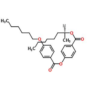 Reactivo químico (S)-Octan-2-yl 4-(4-(hexiloxi) benzoyl)<span class=keywords><strong>oxy</strong></span>) Benzoato 95% 5g CAS RN: 87321-20-8 - Product Image 1