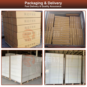 Placa de cerâmica da fibra do fogo do 1500c com alta temperatura - Product Image 6