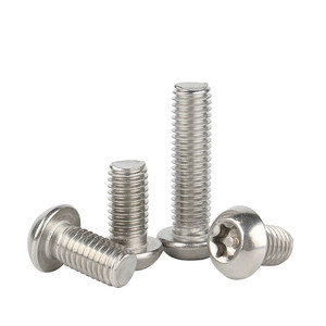 Nút hexalobular ổ cắm đầu tròn màu đen thép 4.8 <span class=keywords><strong>8.8</strong></span> 12.9 cấp giấy phép tấm khung an ninh vít chống trộm bu lông - Product Image 6