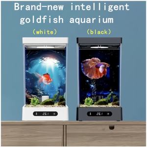 Mini Acuario Inteligente <span class=keywords><strong>con</strong></span> Control por Aplicación para Mascotas Acuáticas de 5 cm o Menos como Bettas, Guppies y Medusas - Product Image 2