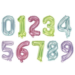 Globos Metálicos de Números para Decoración de Fiestas en Varios Colores, 16, 32 y 40 Pulgadas a Precio de Mayoreo - Product Image 2
