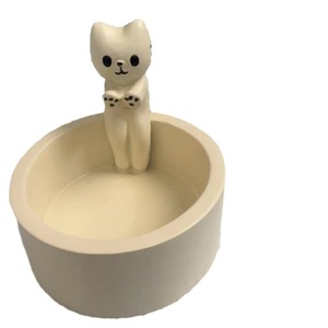 Portavelas de Resina Epoxi con Diseño de Gatito de Dibujos Animados, Adorno Religioso Ecológico para el Hogar - Product Image 3