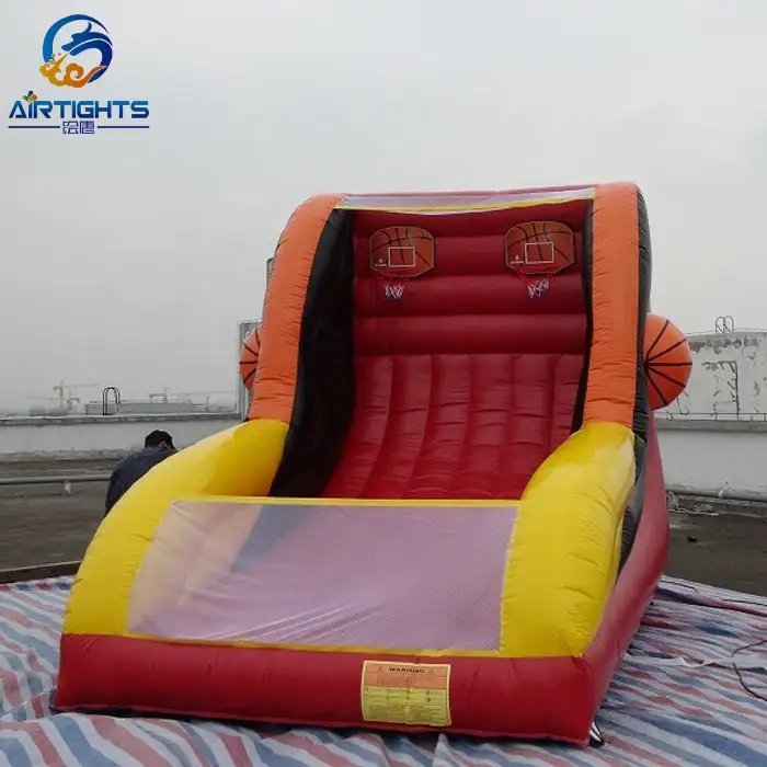 Chine fabricant professionnel portable cerceau gonflable de basket-ball jeu de tir