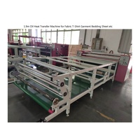 GED-OSM1900 Presse à transfert thermique rotative à huile 1,9 m pour sublimation textile et impression sur rouleau, compatible T-shirt, 1900 mm, 2,5 m, 3,2 m, Calendrier textile