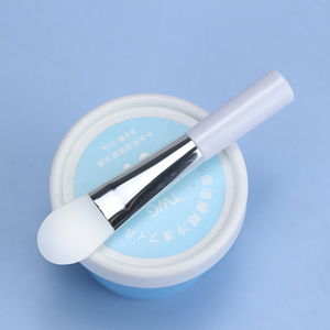 Mini <span class=keywords><strong>kit</strong></span> de pinceaux pour <span class=keywords><strong>masque</strong></span> facial en silicone à l'<span class=keywords><strong>argile</strong></span> courte pour applicateur de <span class=keywords><strong>masque</strong></span> facial blanc avec logo personnalisé végétalien de luxe - Product Image 6