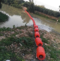 Bouée flottante en plastique remplie de mousse PE, cylindre de marquage pour zone de baignade, bouée de barrière pour fournitures marines
