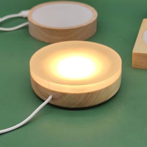 3D cristallo creativo trasparente atmosfera luce intaglio del legno cielo stellato luce di notte <span class=keywords><strong>base</strong></span> per la sfera di cristallo - Product Image 4