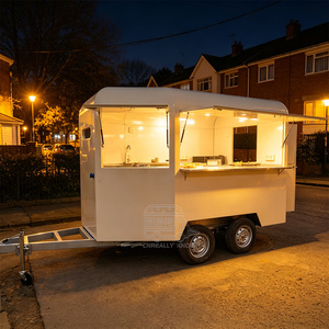 <b>Towable</b> Mobile Oem Ice Cream Trailer Catering Cart Custom Size Stainless Steel Concession Food Truck With Full Kitchen - Product Image 6