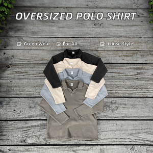 ผู้ผลิตจัดหาเสื้อเชิ้ตแขนยาวแบบเรียบสีพื้นสำหรับผู้ชายและผู้หญิง ทรงโอเวอร์ไซส์ ผลิตจากผ้าฝ้าย 100% ป้องกันการเกิดขุย ระบายอากาศได้ดี PK - Product Image 2